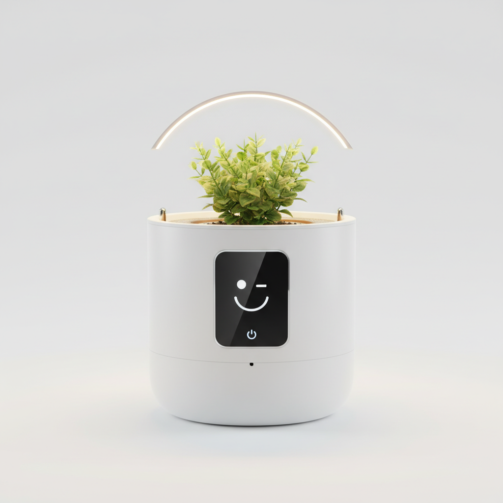 Smart AI Plant Pots - Self-Watering Indoor Garden Systems | TinyGlow & Co™