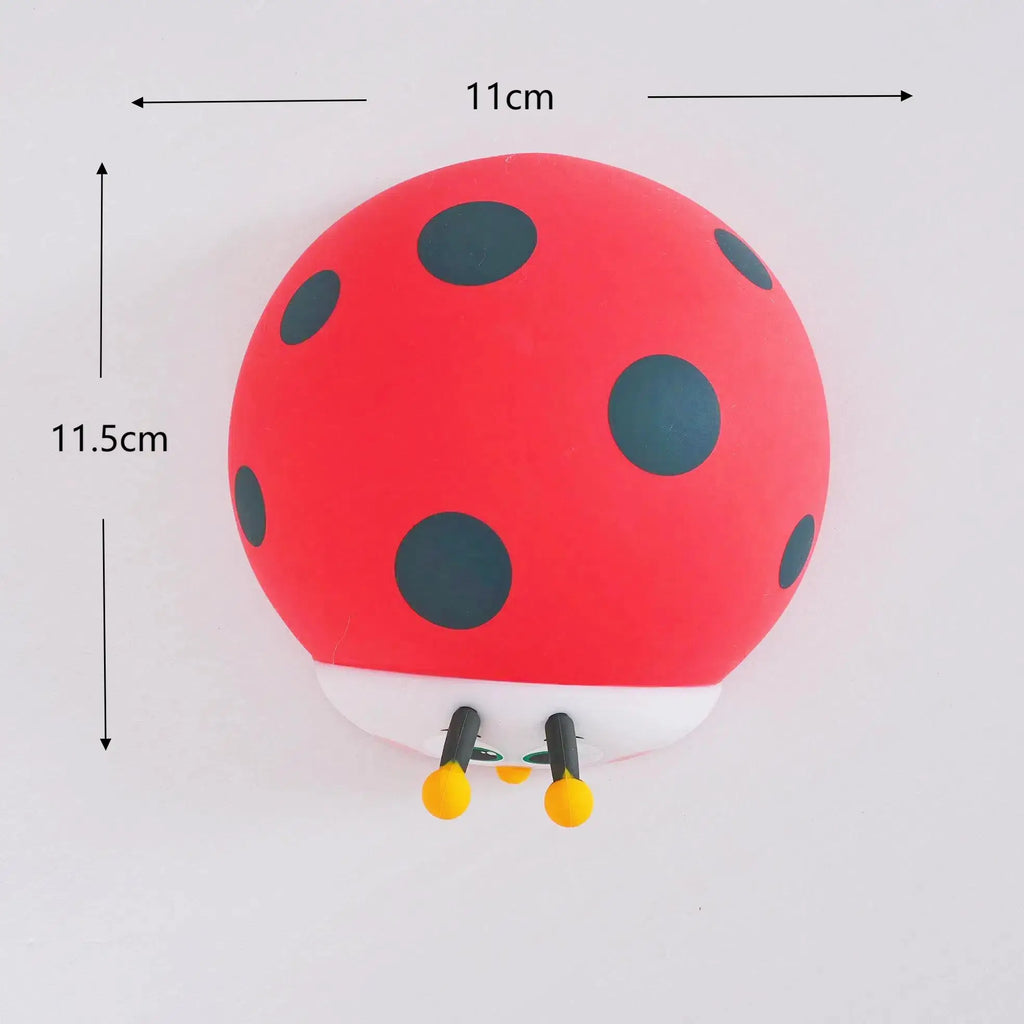 TinyGlow & Co™ Ladybug Silicone Night Light – USB Rechargeable Touch Control Lamp