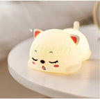 TinyGlow & Co™ Cat Silicone LED Night Light – USB Rechargeable Floor Lamp with Remote