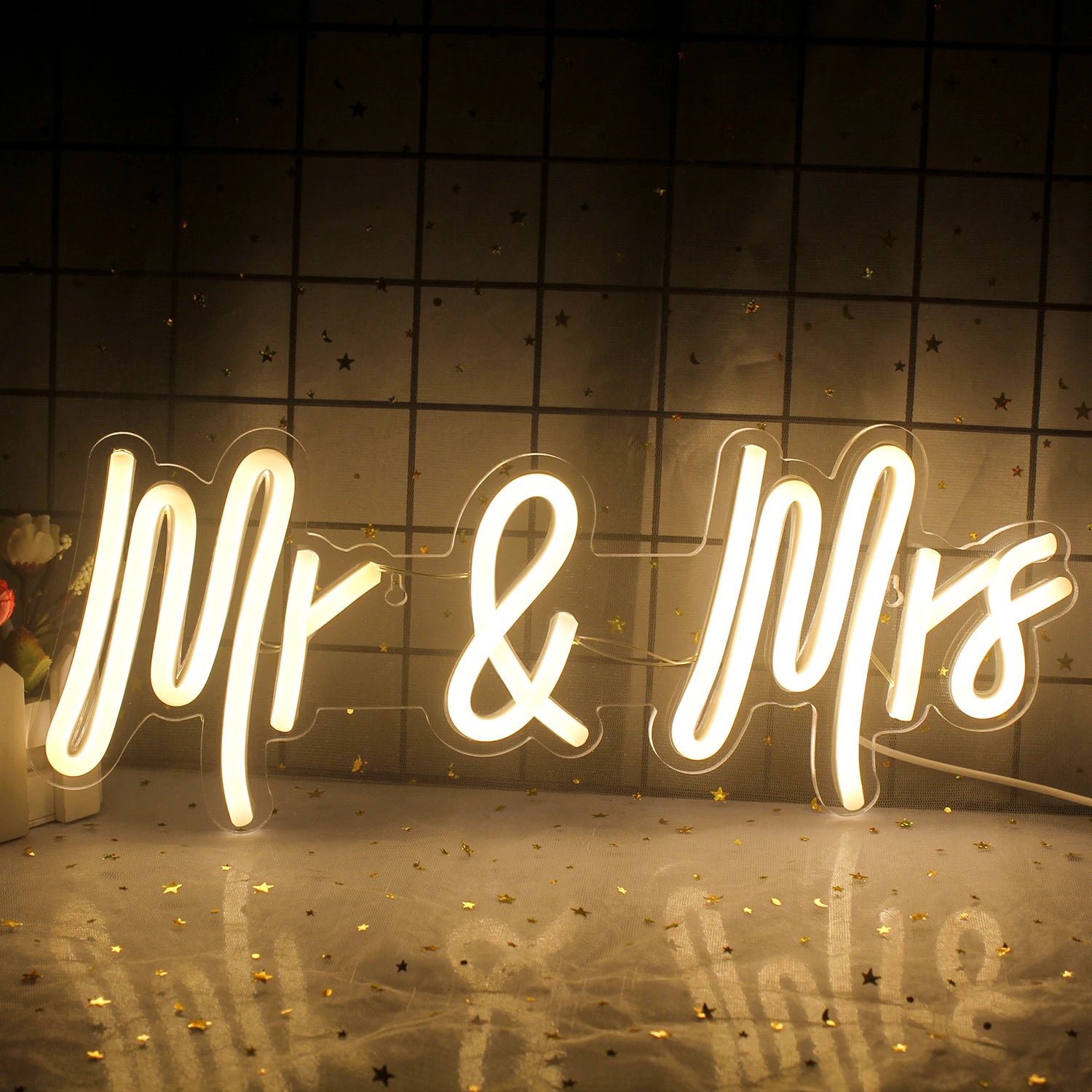 TinyGlow & Co™ All You Need is Love LED Neon Sign - Custom Wall Art Light for Bedroom & Wedding