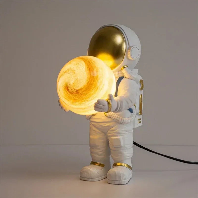 TinyGlow & Co™ Nordic Astronaut Wall Lamp – Creative Cartoon Bedside Light for Kids