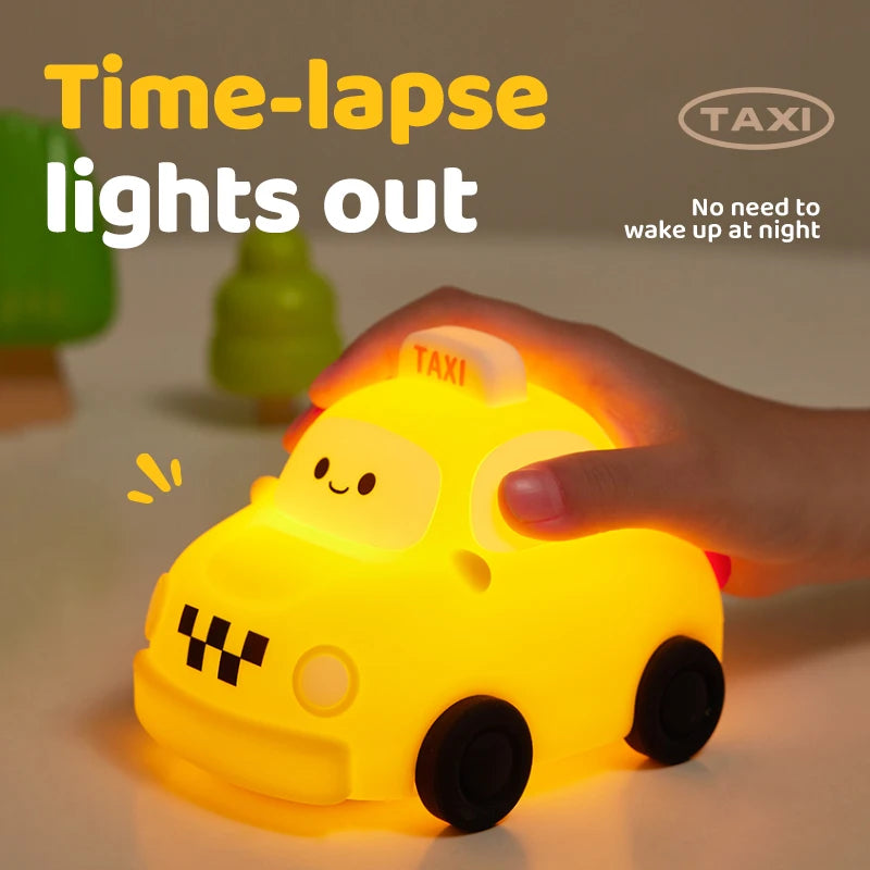 Cute Silicone Led Night Light Rechargeable Animal Toy Birthday Christmas Gifts for Kids Bedroom Table Lamp Dimmable Portable