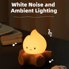 TinyGlow & Co™ Campfire Night Light – White Noise LED Atmosphere Lamp for Kids