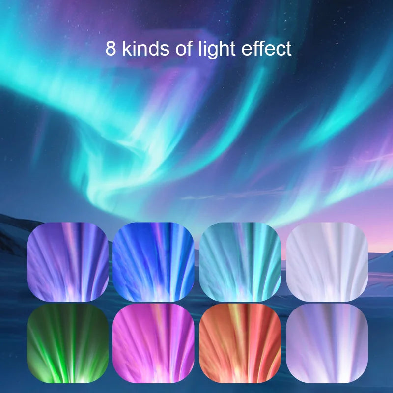 TinyGlow & Co™ Shell Pearl Starry Sky Aurora Projection Night Light