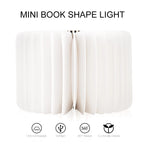 TinyGlow & Co™ Wooden Book Lamp – USB Rechargeable LED Reading Light for Kids