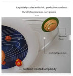 TinyGlow & Co™ Planetary Trajectory LED Ceiling Lamp – Modern Kids Room Light