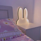 TinyGlow & Co™ Rabbit Night Light – USB Powered LED Bedside Lamp for Kids