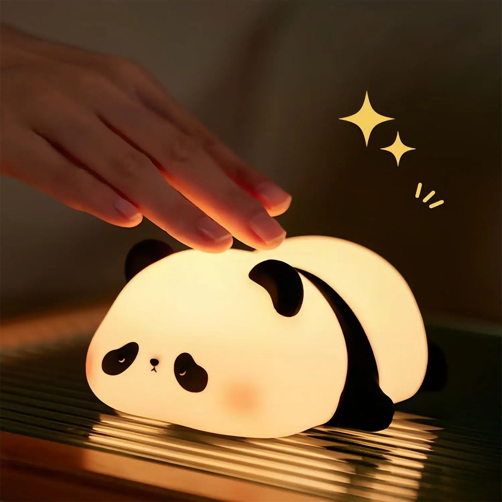 TinyGlow & Co™ Sheep Silicone Night Light – Rechargeable Timing Dimming LED Lamp