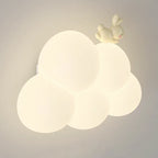 TinyGlow & Co™ Cloud Wall Lamp – Cream Cartoon LED Night Light for Kids