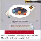 TinyGlow & Co™ Planetary Trajectory LED Ceiling Lamp – Modern Kids Room Light