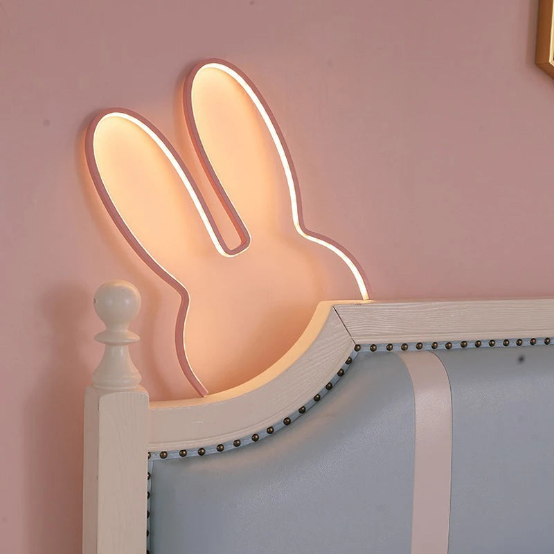 TinyGlow & Co™ Rabbit Night Light – USB Powered LED Bedside Lamp for Kids