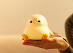 TinyGlow & Co™ Penguin Baby Night Light – Rechargeable Silicone Touch Control Lamp