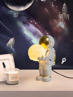TinyGlow & Co™ Nordic Astronaut Wall Lamp – Creative Cartoon Bedside Light for Kids
