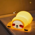 TinyGlow & Co™ Animal Silicone Night Light – Rechargeable Touch Sensor LED Lamp