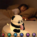 TinyGlow & Co™ Panda Silicone Night Light – Rechargeable LED Ambient Lamp