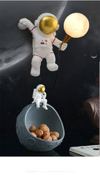 TinyGlow & Co™ Nordic Astronaut Wall Lamp – Creative Cartoon Bedside Light for Kids