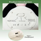 TinyGlow & Co™ Panda Silicone Night Light – Rechargeable LED Ambient Lamp