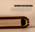 TinyGlow & Co™ Wooden Book Lamp – USB Rechargeable LED Reading Light for Kids