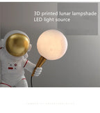 TinyGlow & Co™ Nordic Astronaut Wall Lamp – Creative Cartoon Bedside Light for Kids