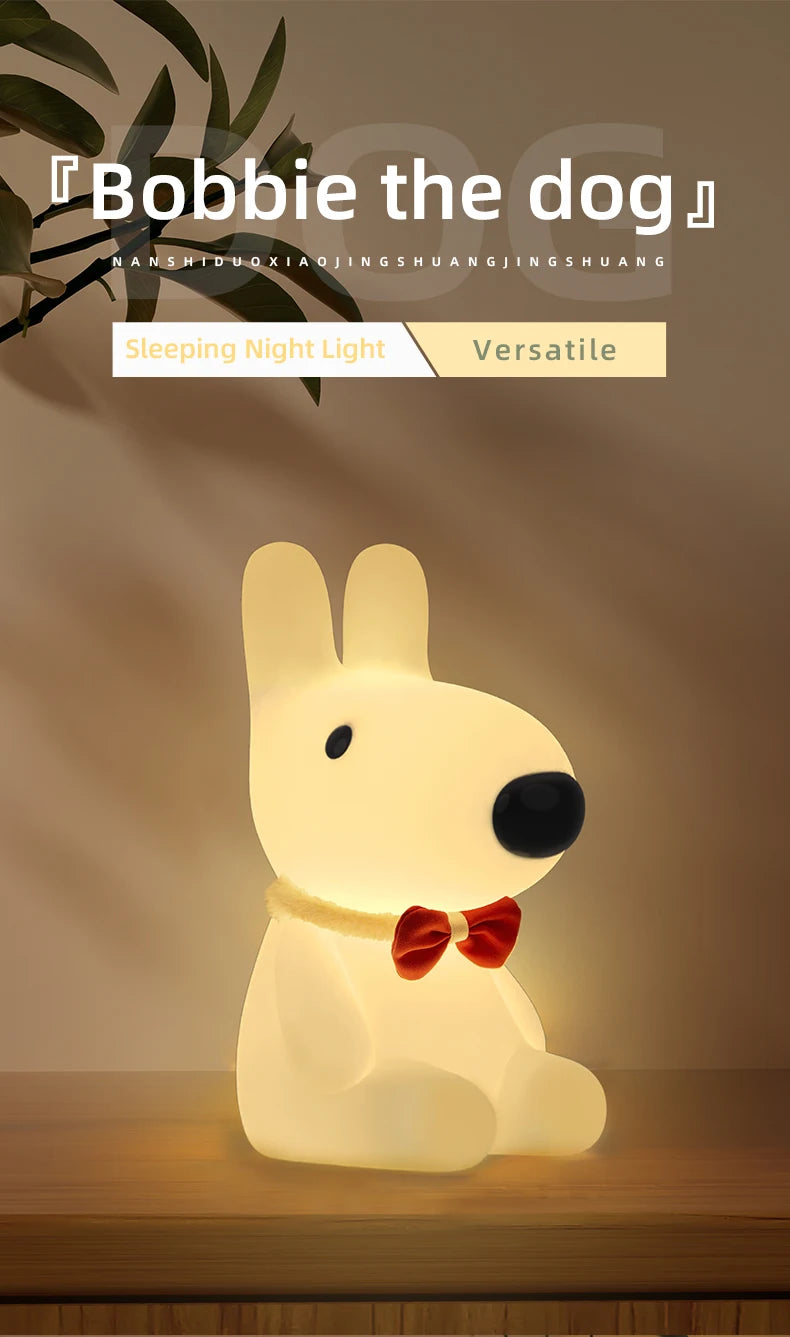 TinyGlow & Co™ Deer Silicone Night Light – RGB Atmosphere Lamp Desktop Decoration