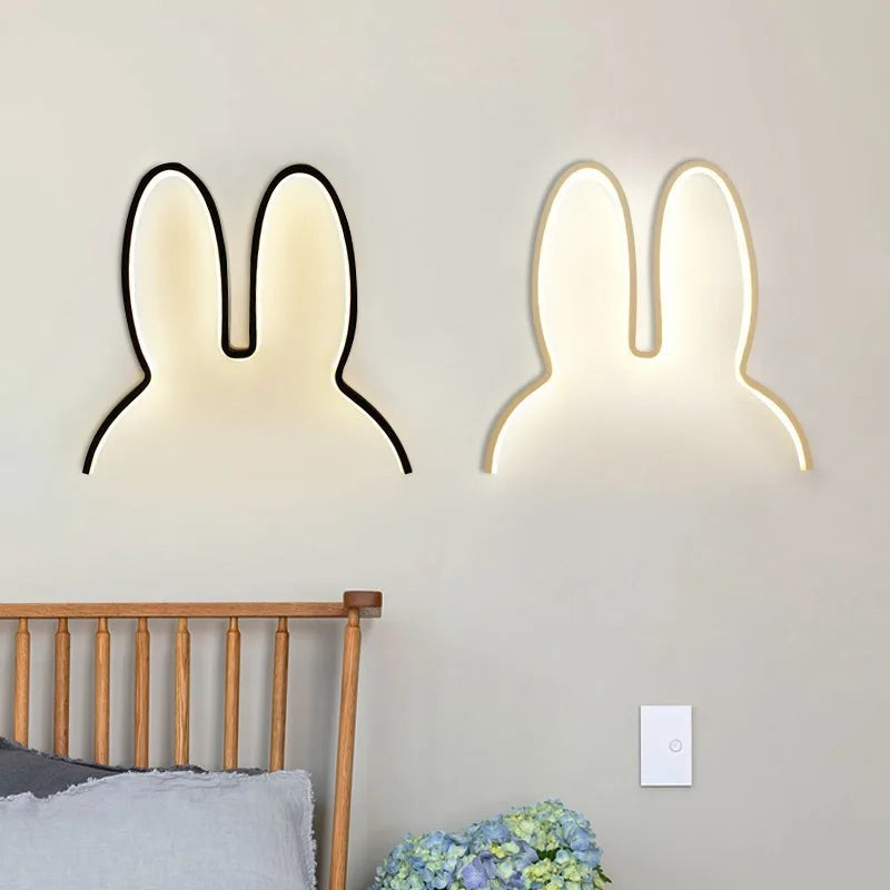 TinyGlow & Co™ Rabbit Night Light – USB Powered LED Bedside Lamp for Kids