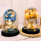 TinyGlow & Co™ Eternal LED Rose in Acrylic Dome - Forever Flower Valentine's Gift