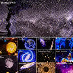 TinyGlow & Co™ Galaxy Projector Starry Sky 360° Rotate Planetarium Night Light