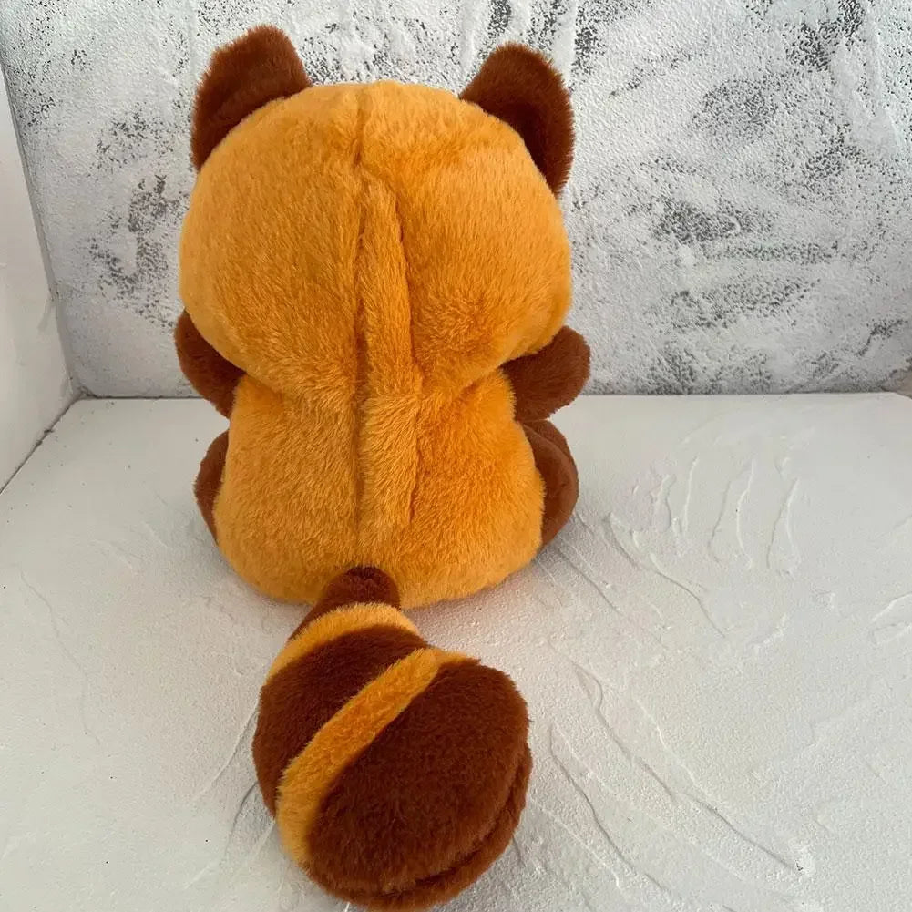 TinyGlow & Co™ Red Panda Breathing Plush Toy with Music & Lights