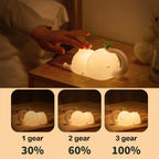 TinyGlow & Co™ Sheep Night Light – Rechargeable LED Lamp for Kids