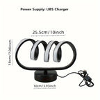 TinyGlow & Co™ Spiral Tunnel Creative Table Lamp – USB Three-Color Dimming Desk Light