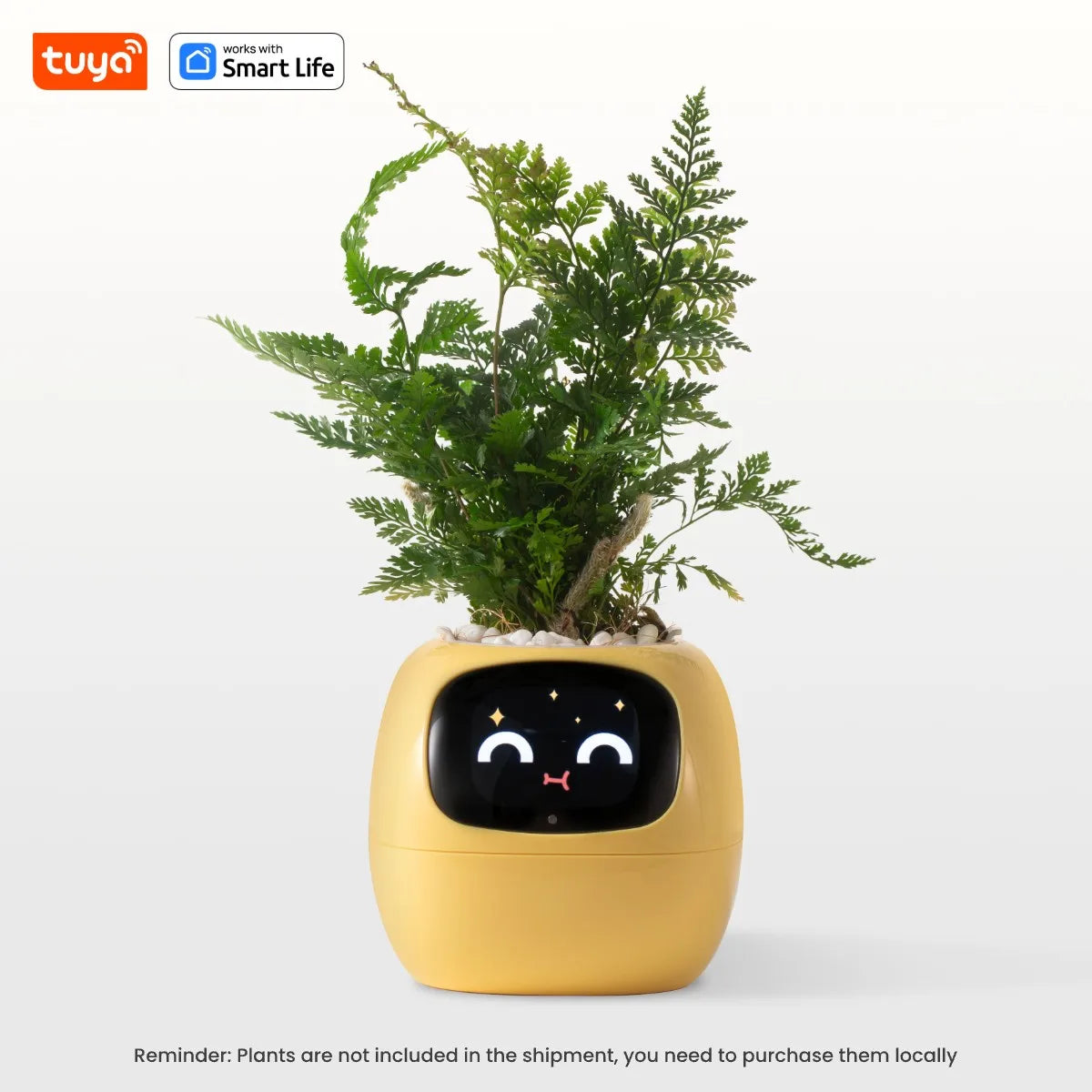 TinyGlow & Co™ Smart AI Plant Pot - Intelligent Garden System with App Control & 7 Sensors