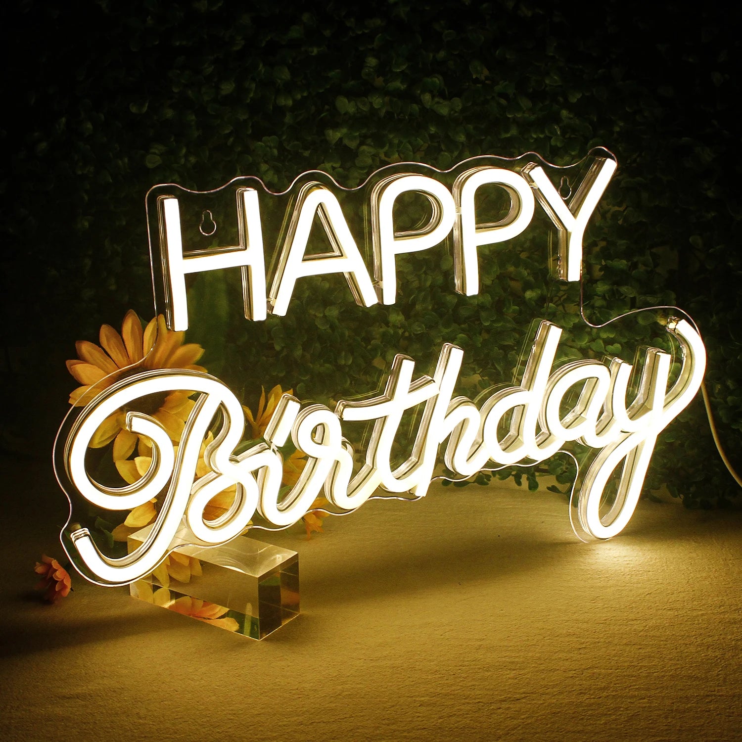 TinyGlow & Co™ All You Need is Love LED Neon Sign - Custom Wall Art Light for Bedroom & Wedding