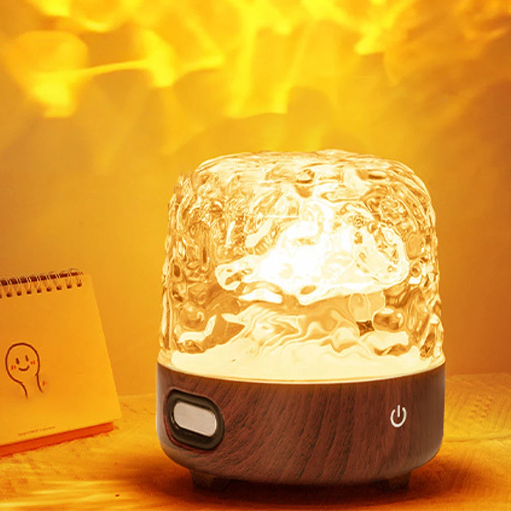 TinyGlow & Co™ Ocean Wave Projector Light with Bluetooth Speaker & Remote Control