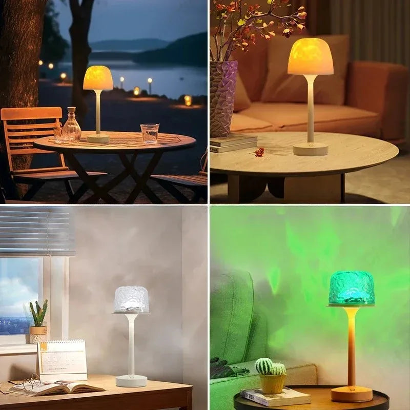 TinyGlow & Co™ LED Water Ripple Projection Desk Lamp
