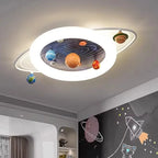 TinyGlow & Co™ Planetary Trajectory LED Ceiling Lamp – Modern Kids Room Light