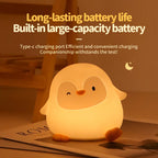 TinyGlow & Co™ Animal Silicone Night Light – Rechargeable Touch Sensor LED Lamp
