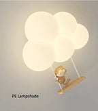 TinyGlow & Co™ Cloud Wall Lamp – Cream Cartoon LED Night Light for Kids