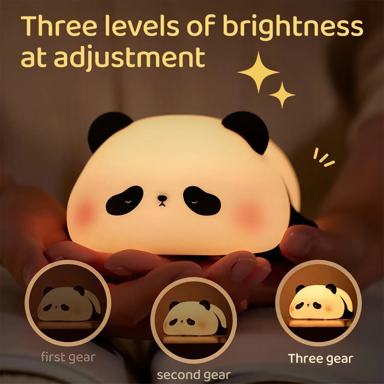 Cute Silicone Night Lights Sheep Cartoon Bedroom Lamp for Children's Room Decor Rechargeable Timing Dimming Sleep Night Light