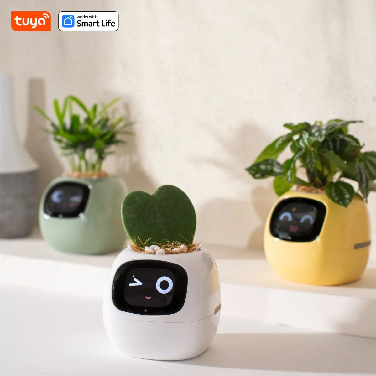 TinyGlow & Co™ Ivy Tuya Smart Planter with AI Technology