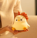 TinyGlow & Co™ Penguin Baby Night Light – Rechargeable Silicone Touch Control Lamp