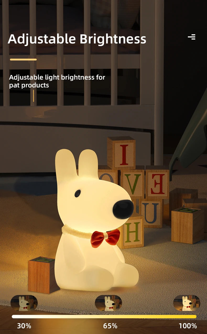 TinyGlow & Co™ Deer Silicone Night Light – RGB Atmosphere Lamp Desktop Decoration