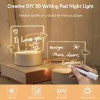 TinyGlow & Co™ USB Creative 3D Luminous Erasable Message Board Night Light