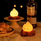 TinyGlow & Co™ Campfire Night Light – White Noise LED Atmosphere Lamp for Kids