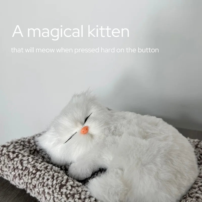 TinyGlow & Co™ Interactive Meowing Kitten Plush Toy