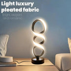 TinyGlow & Co™ Creative Spiral LED Table Lamp – 3 Color Adjustable USB Desk Light