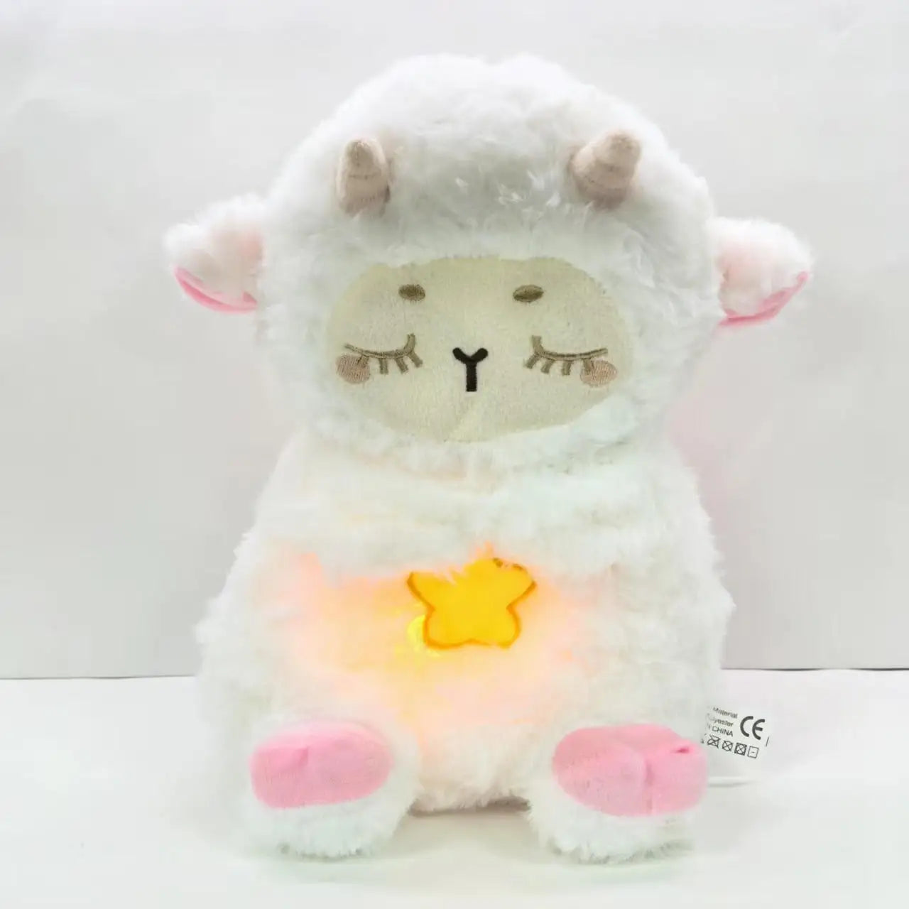 TinyGlow & Co™ Breathing Sheep Plush - Soothing Sleep Companion for Babies & Anxiety Relief