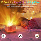 TinyGlow & Co™ Galaxy Projector Night Light - 16 Color Northern Lights Cube Ocean Wave LED with Remote Control
