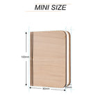 TinyGlow & Co™ Wooden Book Lamp – USB Rechargeable LED Reading Light for Kids