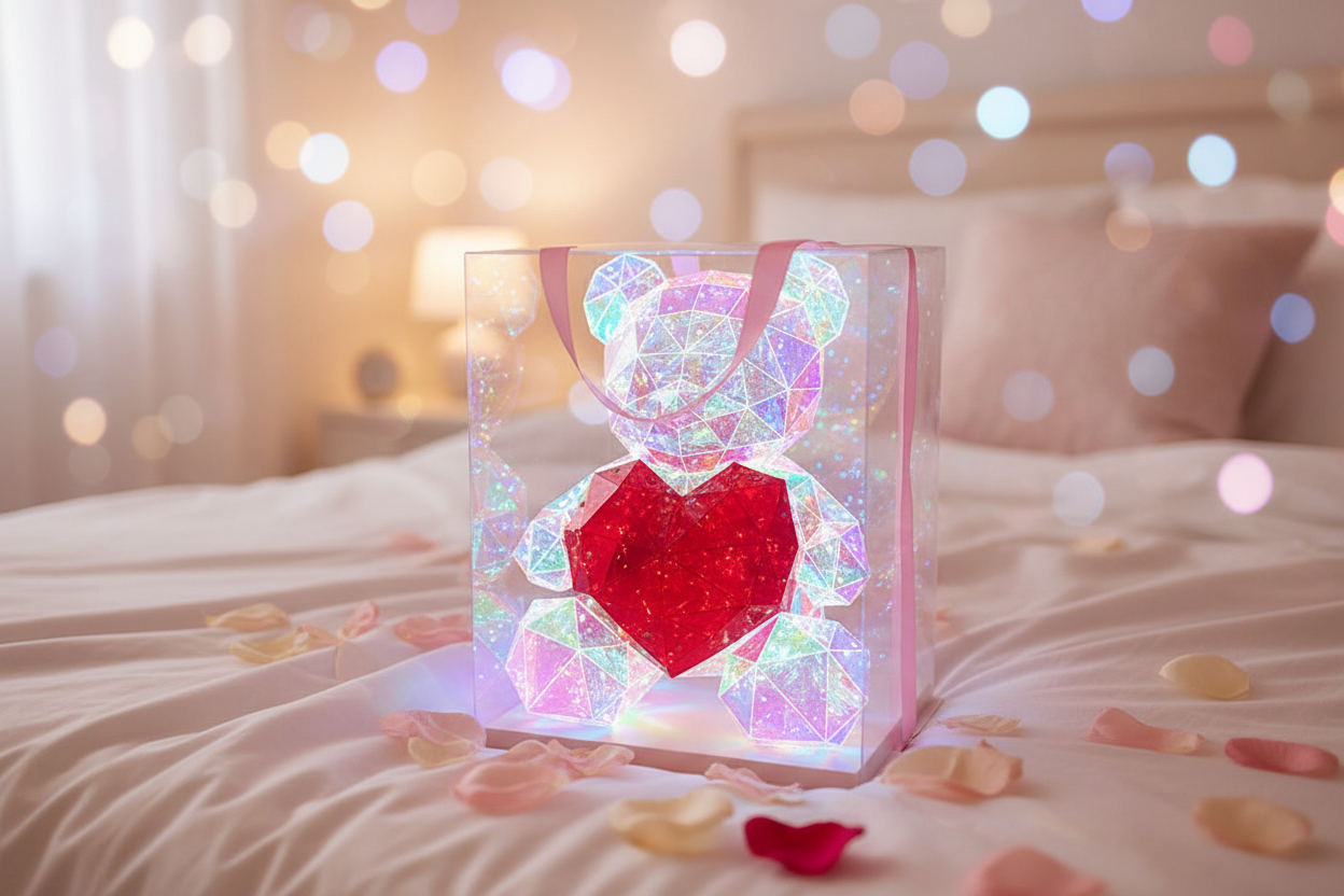 LED Teddy Bear Aesthetic
