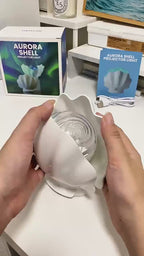 TinyGlow & Co™ Shell Pearl Starry Sky Aurora Projection Night Light